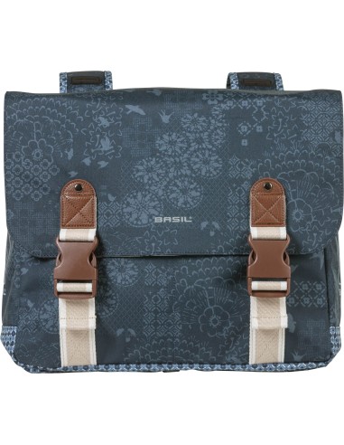 Basil fietstas dubbel Boheme indigo blue 35L
