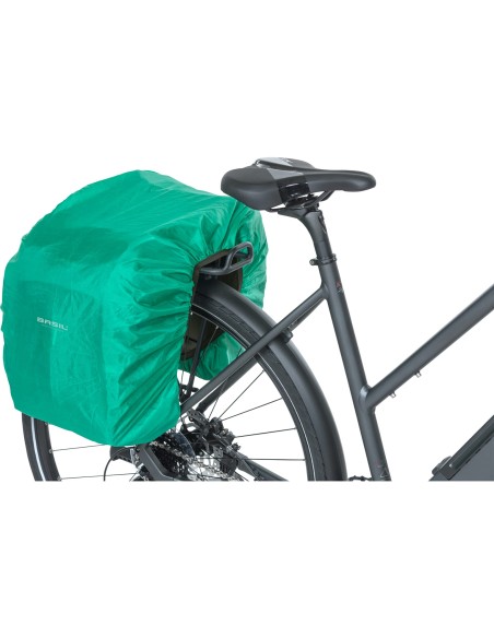 Basil fietstas dubbel Discovery zwart melee 18L