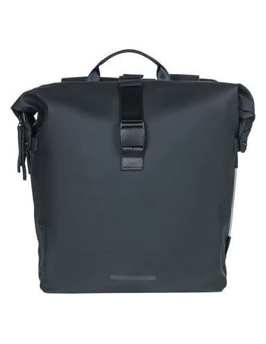 Basil fietstas dubbel SoHo Nordlight night zwart 41L