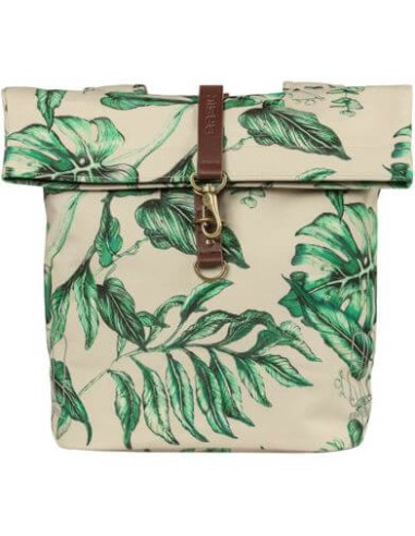 Basil fietstas dubbel Ever-Green sandshell beige 28-32L