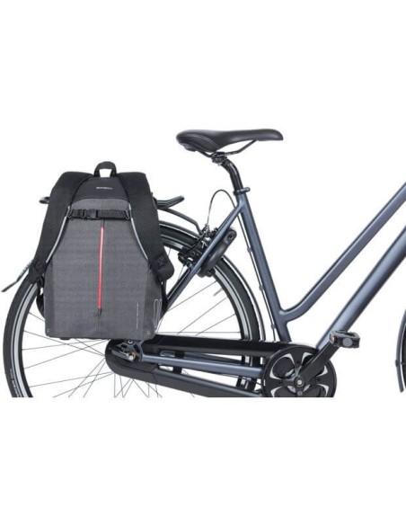 Basil rugtas B-Safe Commuter Nordlicht zwart 13L