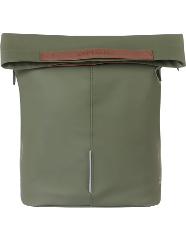 Basil shoppertas City moss green 14-16L