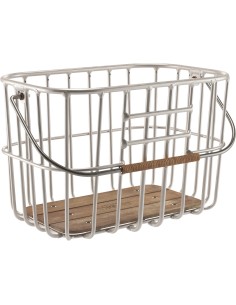 New Looxs fietsmandje Asti arabella 8L wit 26x17x17,5cm