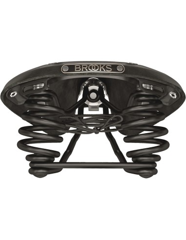 Brooks zadel Flyer Carved zwart