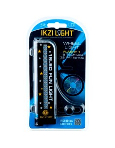 IKZI Light wiellicht Spinning light 20 led batterij blauw