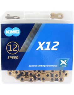 KMC ketting E12 Ti-N gold 130s