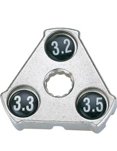 IceToolz nippelsleutel 4-kant 3.6mm met T-handvat