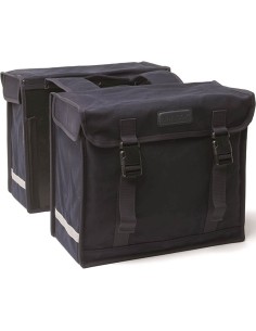 Basil fietstas dubbel Tour Waterproof zwart 28L