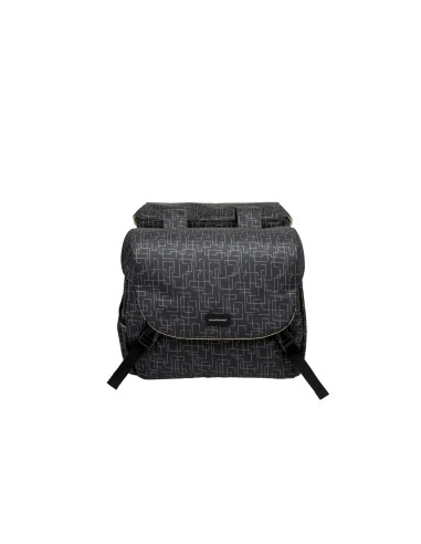 New Looxs fietstas dubbel Mondi Joy Ivy black 38L