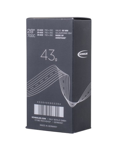 Schwalbe bnb SV20E Aerothan 28 x 0.75-1.10 fv 60mm
