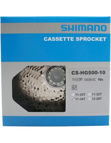 Shimano cassette 10v 11/34 HG500