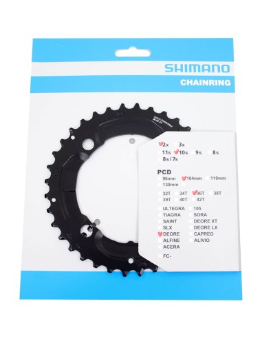Shimano kettingblad 36t FC-M617 4arm