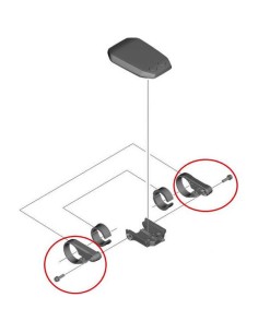 VDO houder R3 VTS (STS) draadloos over clamp