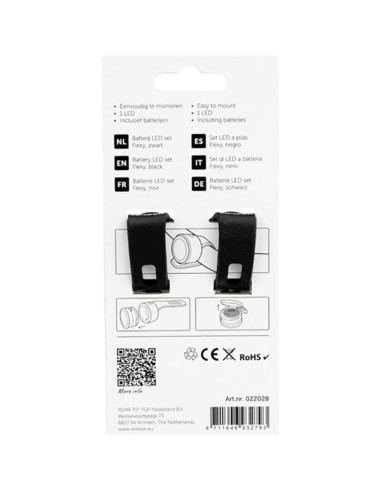 Simson Batterij LED set Flexy zwart