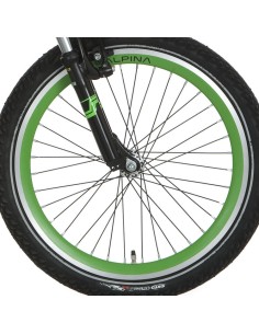 Roland achterwiel 28 x 1 1/2 Shimano RN V38 zwart zink spk
