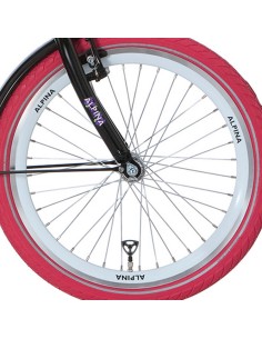 Alpina achterwiel 22 Nexus 3 RN J19DB paars zink spk