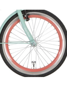 Alpina achterwiel 22 remnaaf J19DB mat wit zink spk
