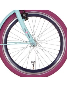 Roland achterwiel 28 uitval freewh Alu AS26 zilver zink spk