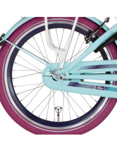 Roland achterwiel 28 x 1 uitval cass 9v Race zilver RVS spk