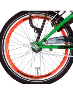 Alpina achterwiel 18 HLQ-10A-1 black matt cnc zink spk
