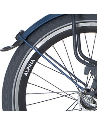 Alpina spatbordstang set 16 GP marine matt