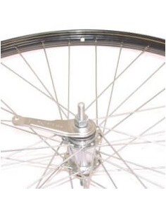 Alpina achterwiel 20 remnaaf J19DB mat wit zink spk