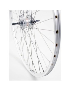 Roland achterwiel 28 vast freewh Alu AS26 zilver zink spk