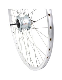 Alpina voorwiel 20 J19DB mat wit zink spk