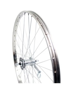 Roland achterwiel 28 x 1 uitval cass 9v Race zilver RVS spk