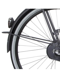 Spatbord achter 28 Transport breed kort zwart