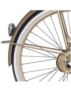 Spatbord set 28 Hybride staal zilver