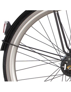 Spatbordstang achter bumper 28 zwart
