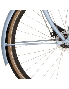 Spatbordstang achter bumper 28 pad bev 6mm mat zwart