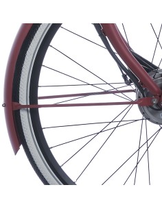 Spatbord achter 28 Transport breed lang zilver