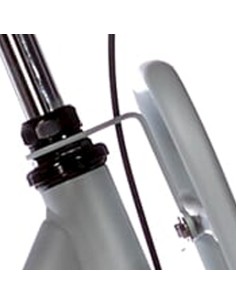 Cortina balhoofd beugel voordrager 108 silver stahl matt