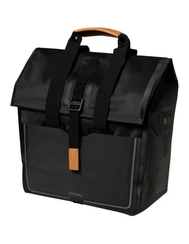 Basil shoppertas Urban dry matt black 25L