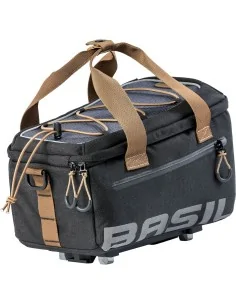 Basil fietstas dubbel Go solid black MIK 32L