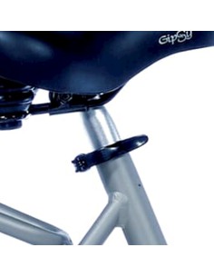 Ergotec zadelpen verend PM-705N 31.6 x 350 zwart
