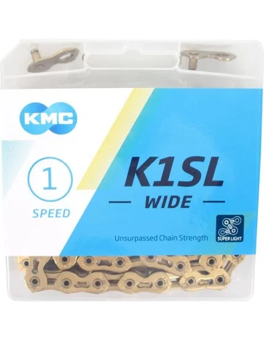 KMC ketting K1SL 1/8 wide gold