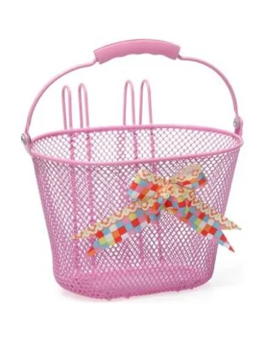 New Looxs fietsmandje Asti arabella 8L roze 26x17x17,5cm