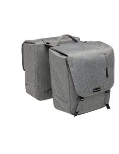 New Looxs fietstas dubbel Nova grey 32L