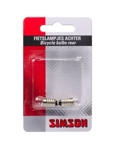 Simson lampje achterlicht 6 volt / 0,6 watt (2)