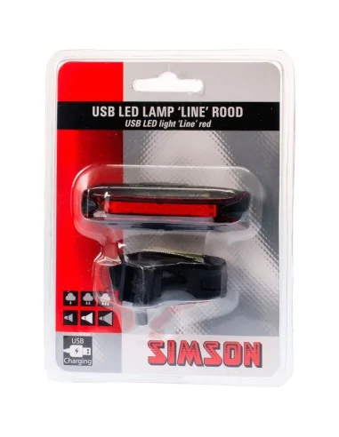 Simson achterlicht Line usb zadelpen