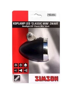 Simson koplamp 5 led batterij stuurbocht