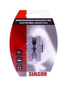 Elvedes remblokrubber race Shimano 55mm white compound