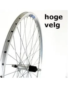 HB voorwiel 20 Freestyle 14mm as zwart 48 spk