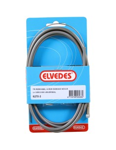 Elvedes rol rem buitenkabel gevlochten zilver 10m