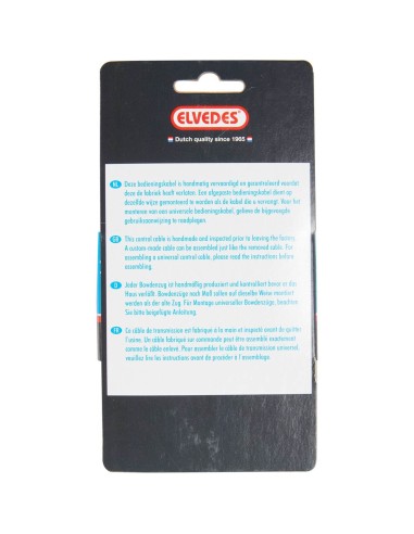 Elvedes remkabel achter Rollerbrake br-im41/50/53 zwart