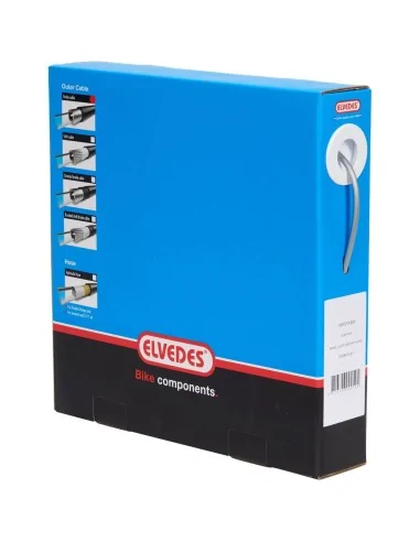 Elvedes rol rem buitenkabel 4,9mm zilver 30m