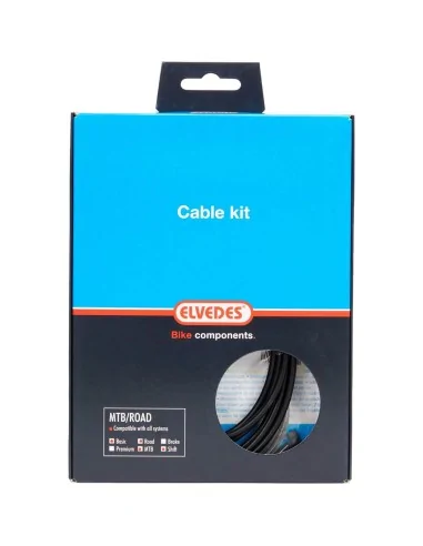 Elvedes schakel kabel kit ATB/RACE zwart